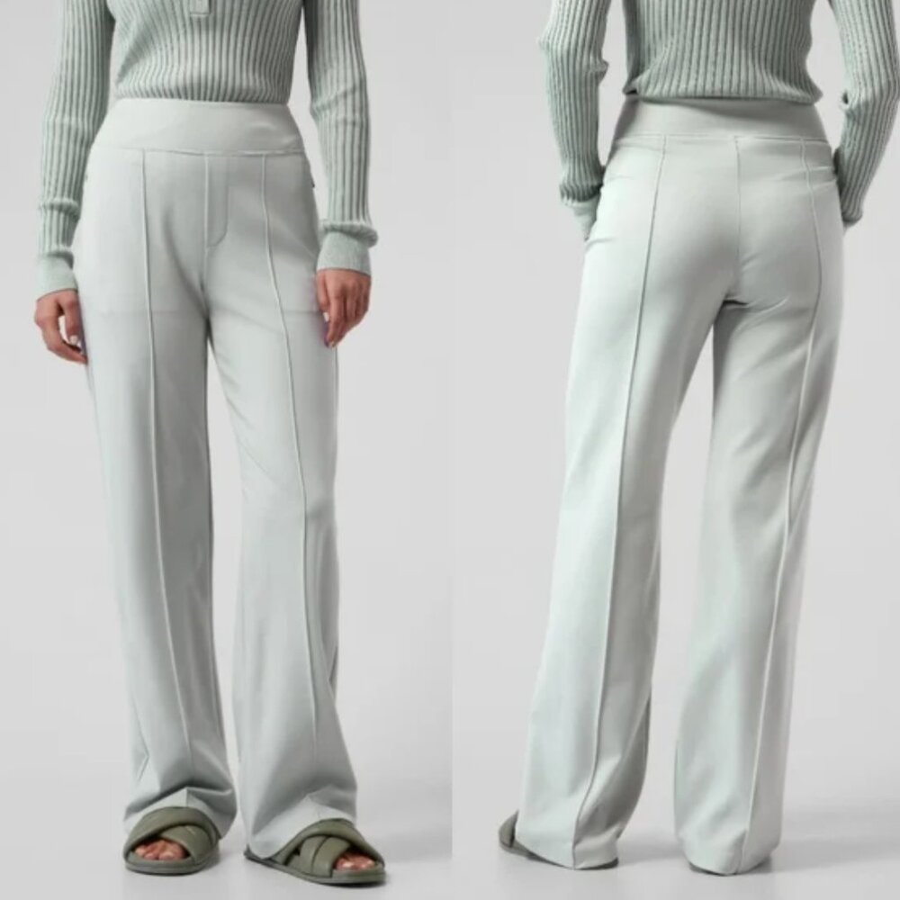 Athleta Light Green Pants 8
